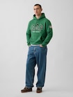 ヴィンテージソフト GAP NYタイムズスクエア リラックスフィットパーカー-1