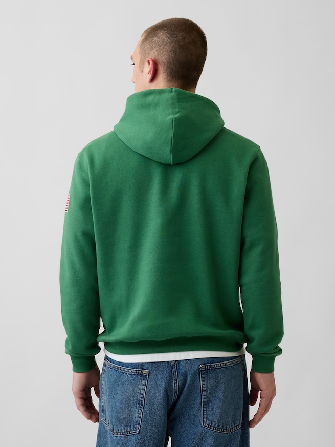 ヴィンテージソフト GAP NYタイムズスクエア リラックスフィットパーカー-2