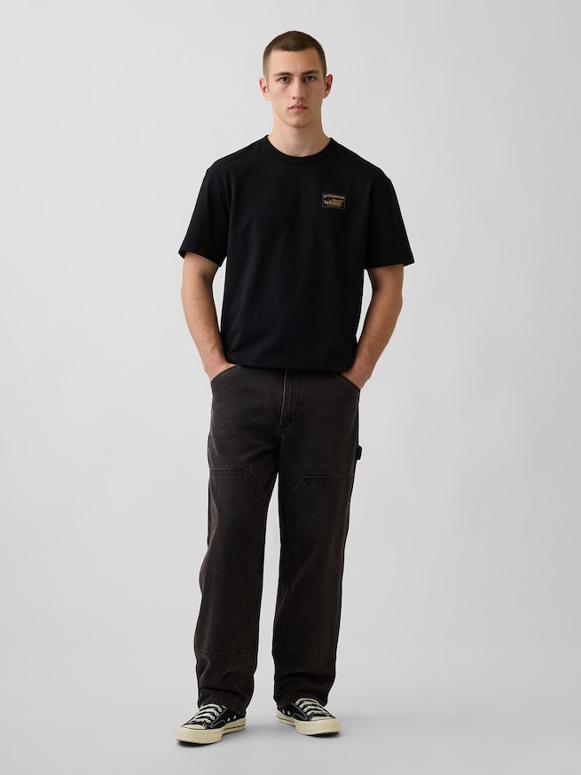 ヘビーウェイト GAP Pioneer グラフィックTシャツ-1