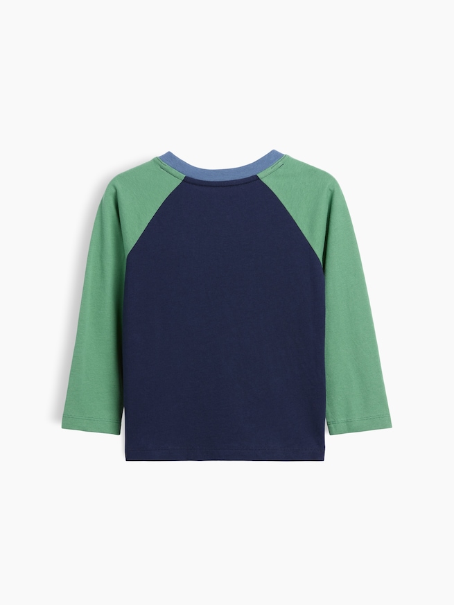 babyGap カラーブロック GAPロゴTシャツ-1