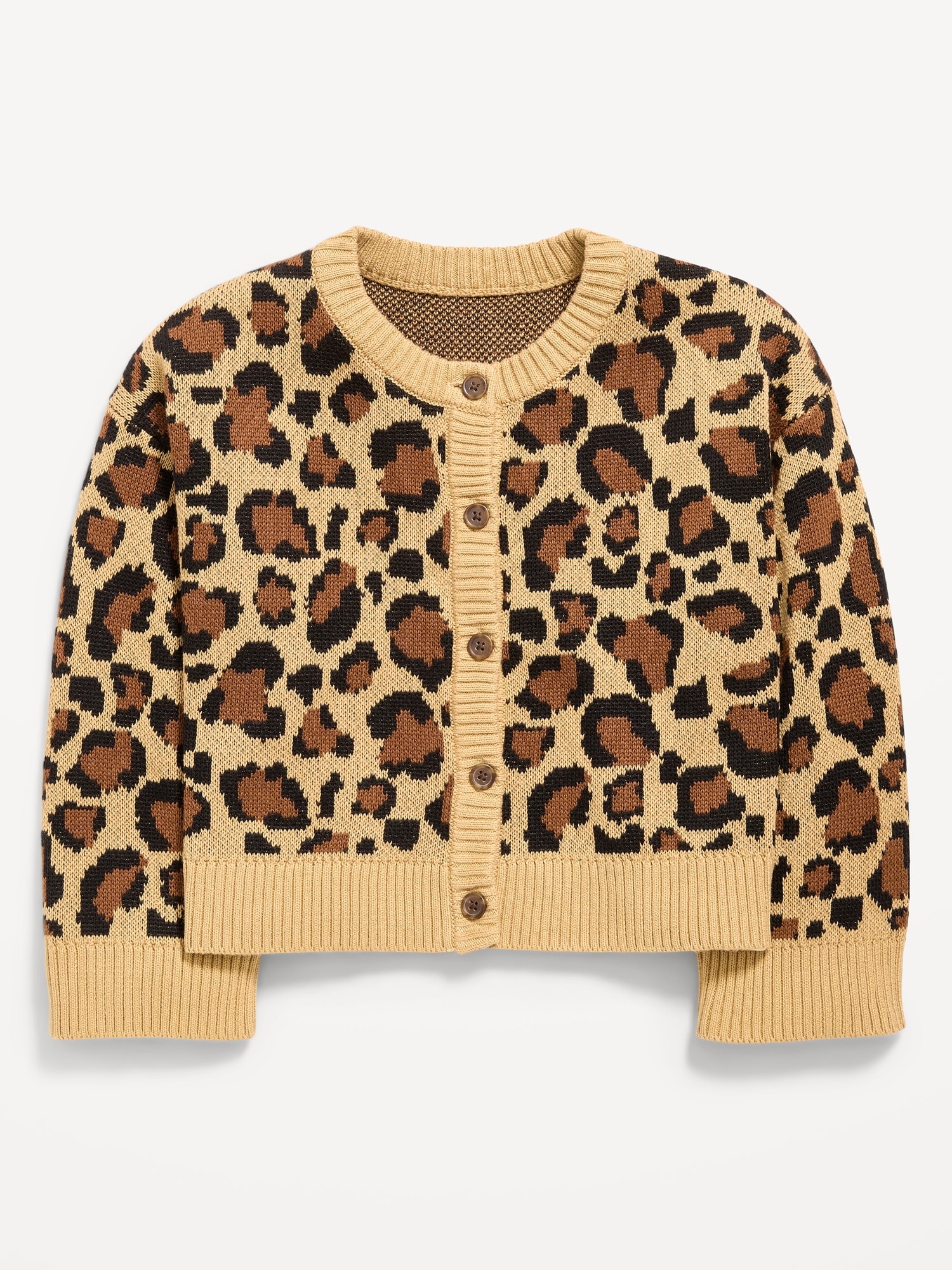 Cozy Button-Front Cardigan Sweater for Girls