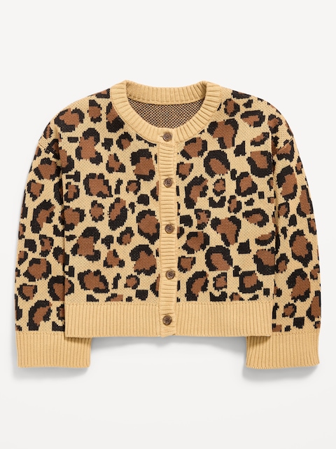Cozy Button-Front Cardigan Sweater for Girls