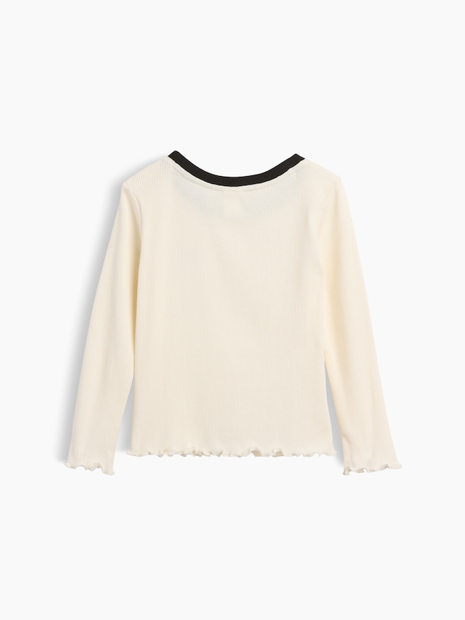 babyGap リブ リンガーTシャツ-1