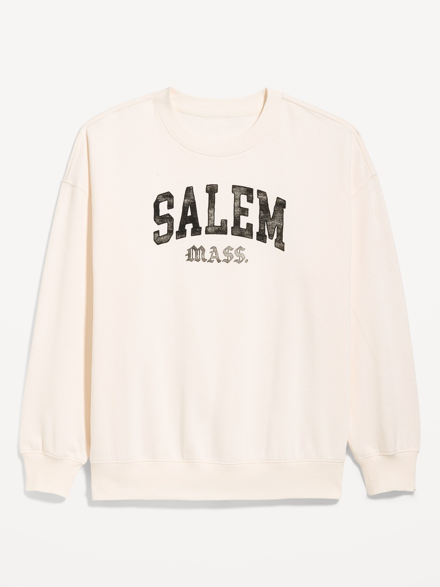 SoComfy Oversized Crew-Neck Sweatshirt