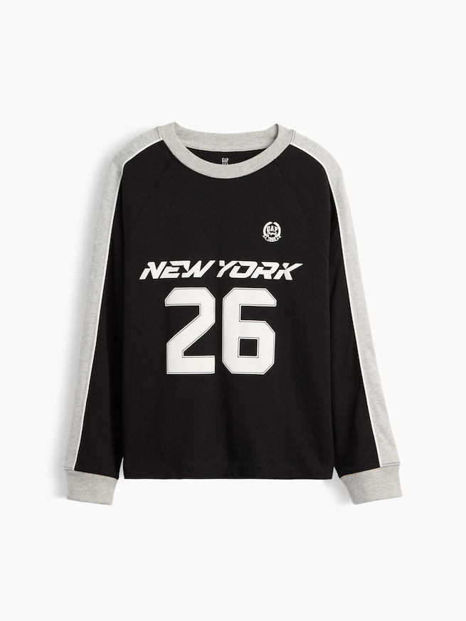リラックスフィット GAPロゴTシャツ (キッズ)-0