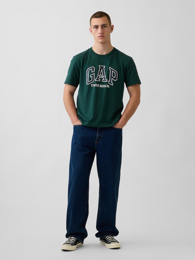 タイムズスクエア GAPNew YorkロゴTシャツ-1