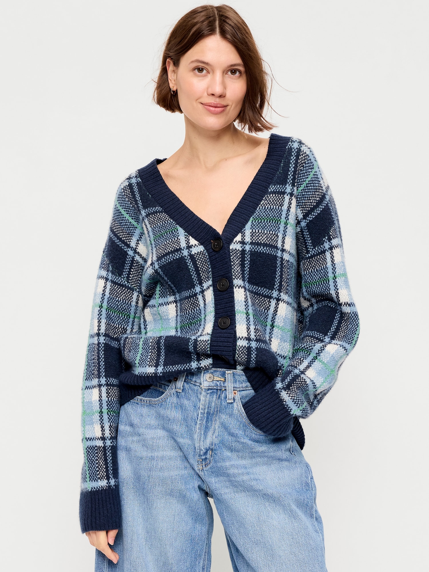 CARDIGAN À ENCOLURE EN V SOSOFT
