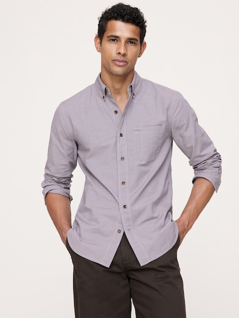 CHEMISE OXFORD DE COTON COUPE STANDARD