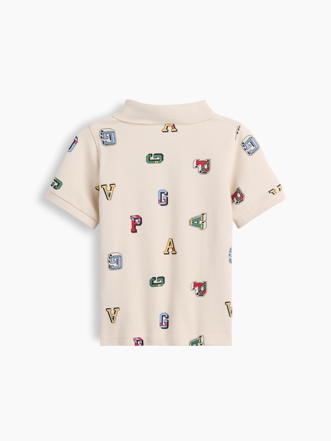 babyGap プリント ピケ ポロシャツ-1