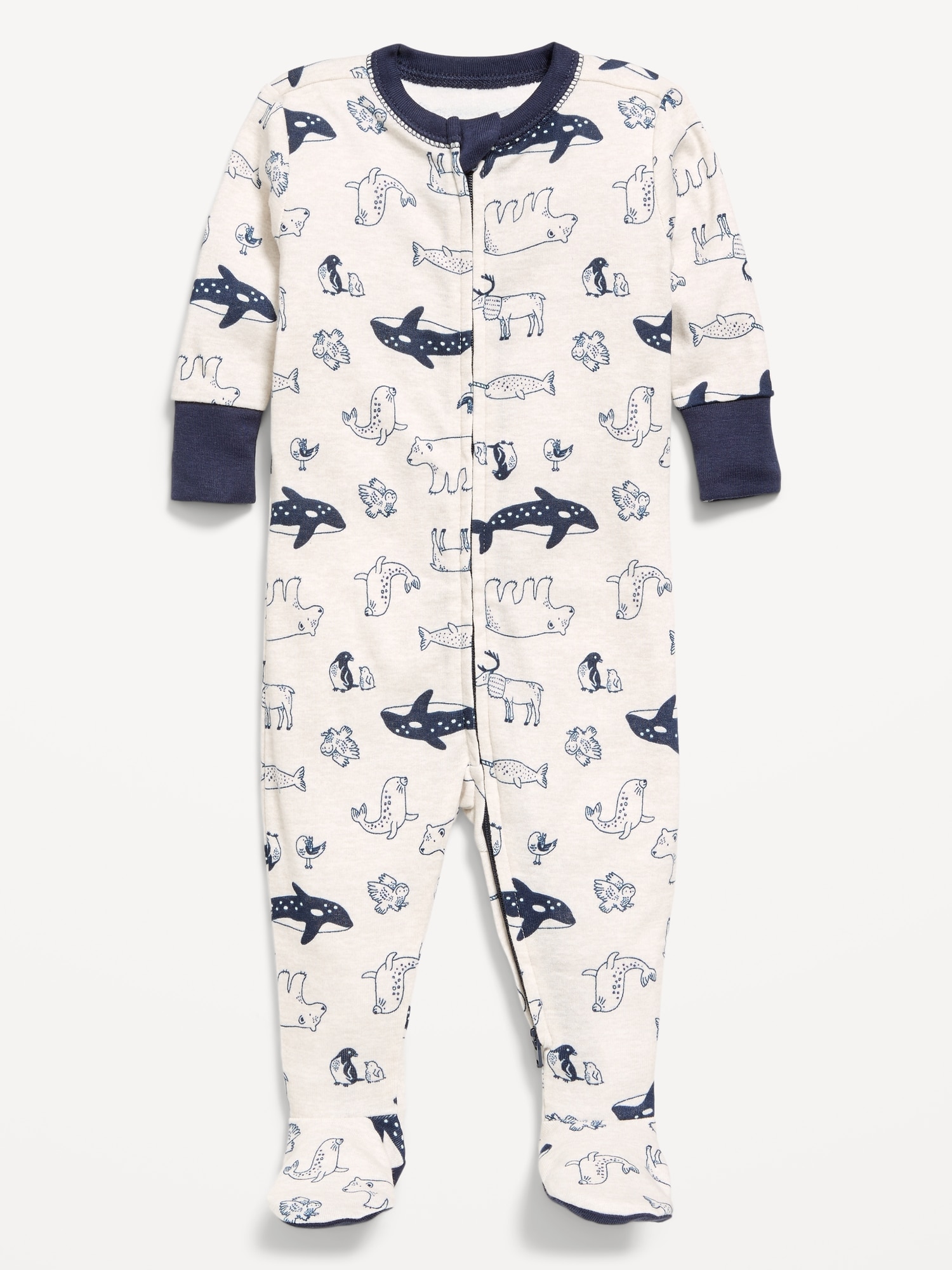 2-Way-Zip Sleep & Play Footed One-Piece for Baby