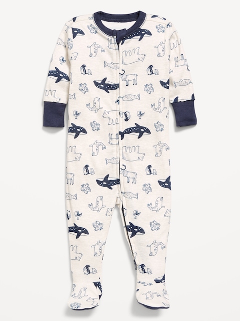 2-Way-Zip Sleep & Play Footed One-Piece for Baby