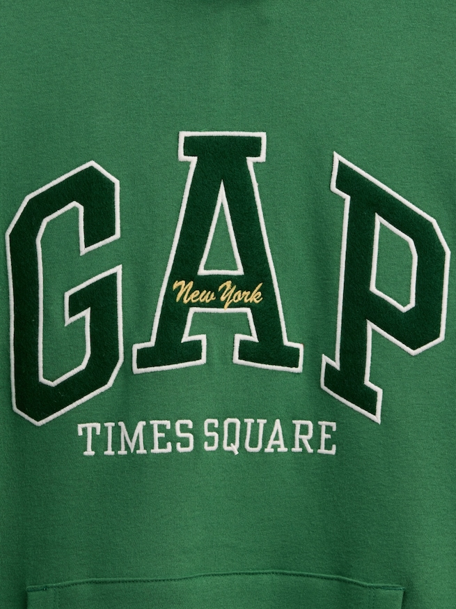 ヴィンテージソフト GAP NYタイムズスクエア リラックスフィットパーカー-3