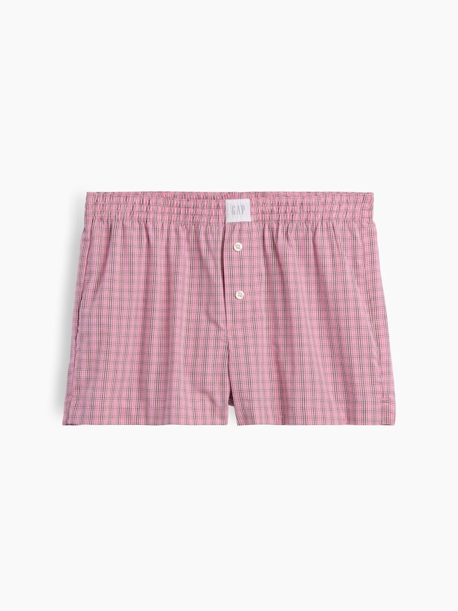 ポプリン パジャマ ボクサーショートパンツ-5