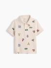 babyGap プリント ピケ ポロシャツ-0