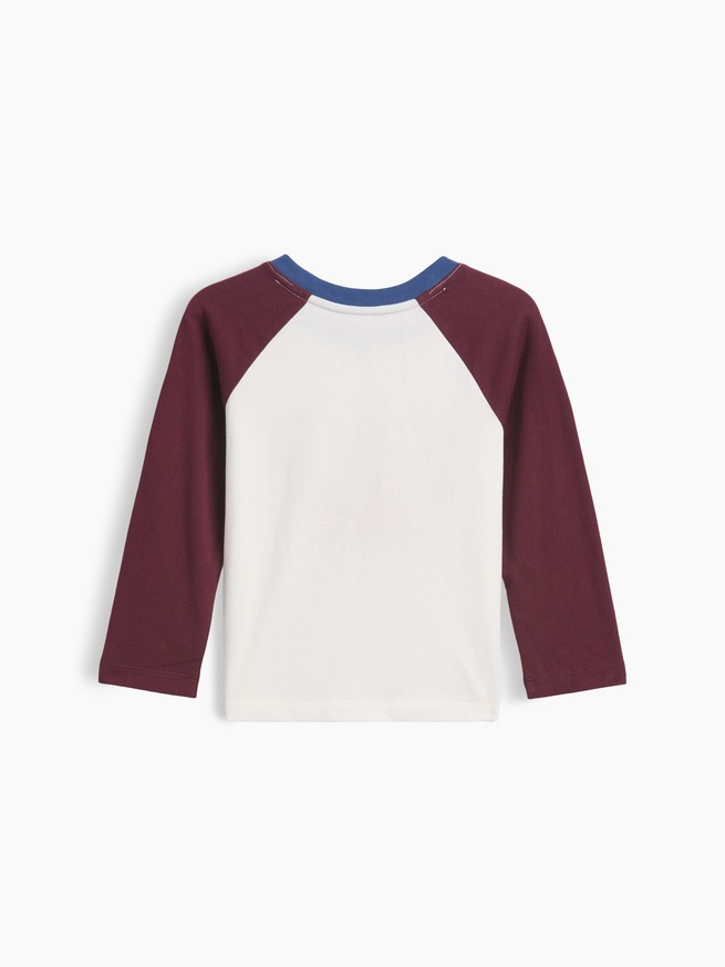 babyGap カラーブロック GAPロゴTシャツ-1