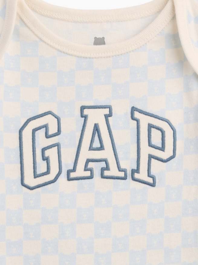 オーガニックコットン Gapロゴ ボディスーツ (ベビー)-2