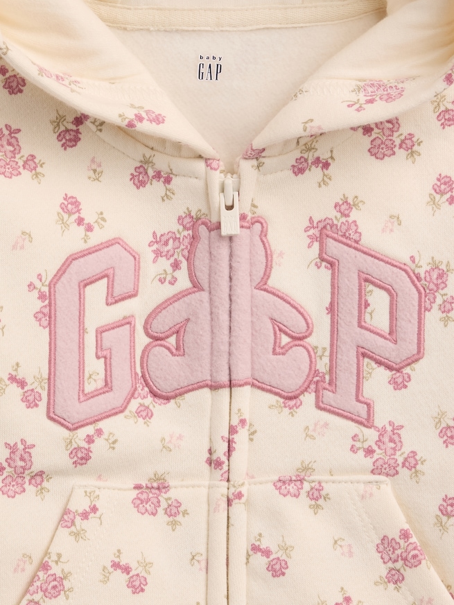 ヴィンテージソフト ブラナンベア GAPロゴ ジップアップパーカー (ベビー)-2