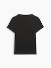 モダンリブ モックネック クロップドTシャツ-4