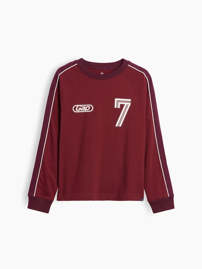 リラックスフィット GAPロゴTシャツ (キッズ)-0