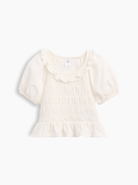 Baby & Toddler Smocked Peplum Top
