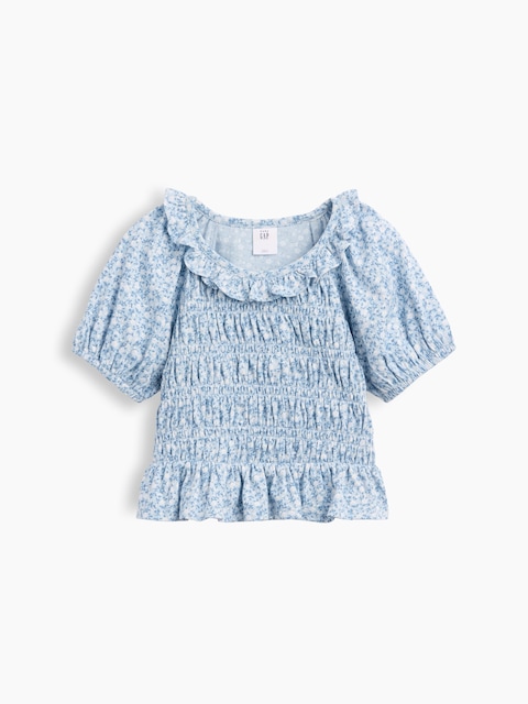 Baby & Toddler Smocked Peplum Top