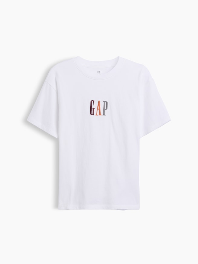 リラックスフィット GAPロゴTシャツ (キッズ)-0