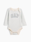 オーガニックコットン Gapロゴ ボディスーツ (ベビー)-0