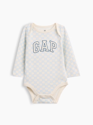 オーガニックコットン Gapロゴ ボディスーツ (ベビー)