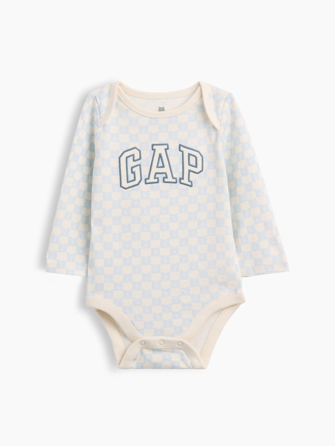 オーガニックコットン Gapロゴ ボディスーツ (ベビー)-0