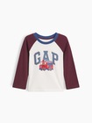 babyGap カラーブロック GAPロゴTシャツ-0