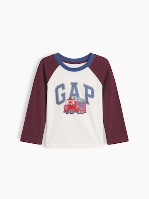 babyGap カラーブロック GAPロゴTシャツ