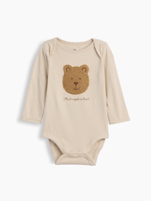 はじめてのお気に入り オーガニックコットン グラフィック ボディスーツ (ベビー)