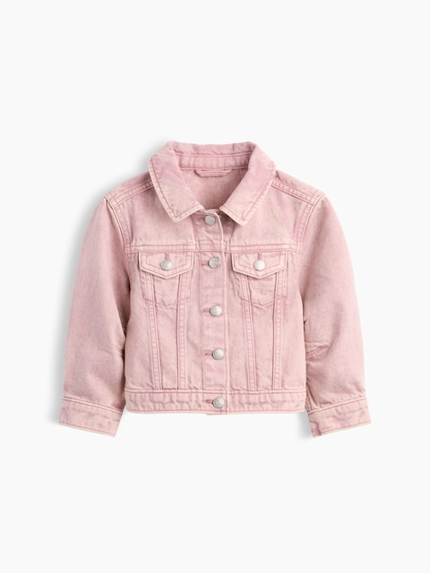 VESTE EN DENIM DÉLAVÉ POUR BÉBÉ ET TOUT-PETIT