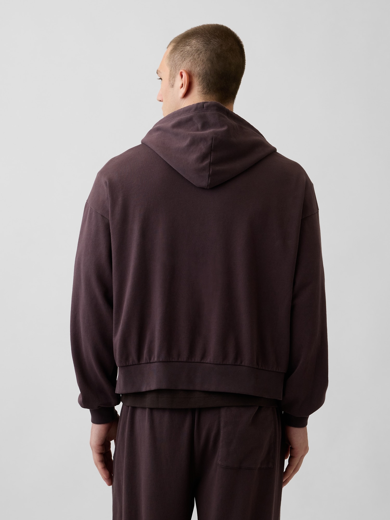 Gap公式オンラインストア | VintageSoft Oversized Gap Logo Zip Hoodie