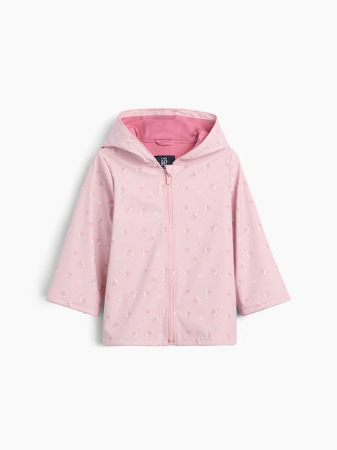 IMPERMÉABLE EN MATIÈRE RECYCLÉE À MOTIF FLORAL POUR BÉBÉ ET TOUT-PETIT