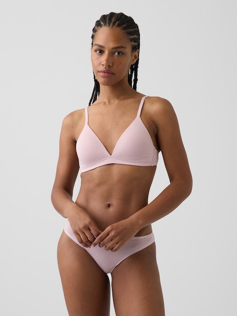 SoftMade Organic Stretch Cotton Triangle Bra