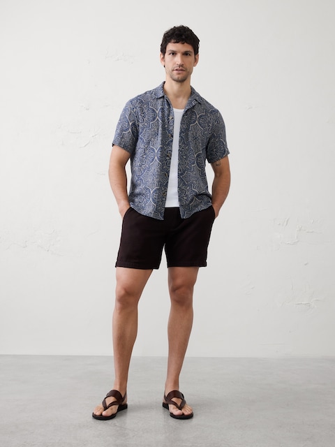 Standard-Fit Coastal Resort Shirt
