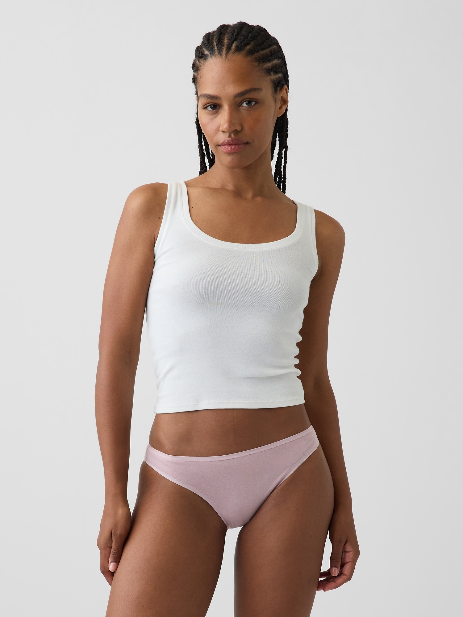 Gap Softest Organic Stretch Cotton Cheeky In Primitive Pink