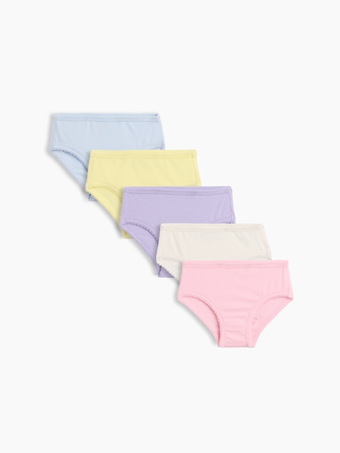 Toddler Organic Stretch Cotton Bikini Briefs (5-Pack)