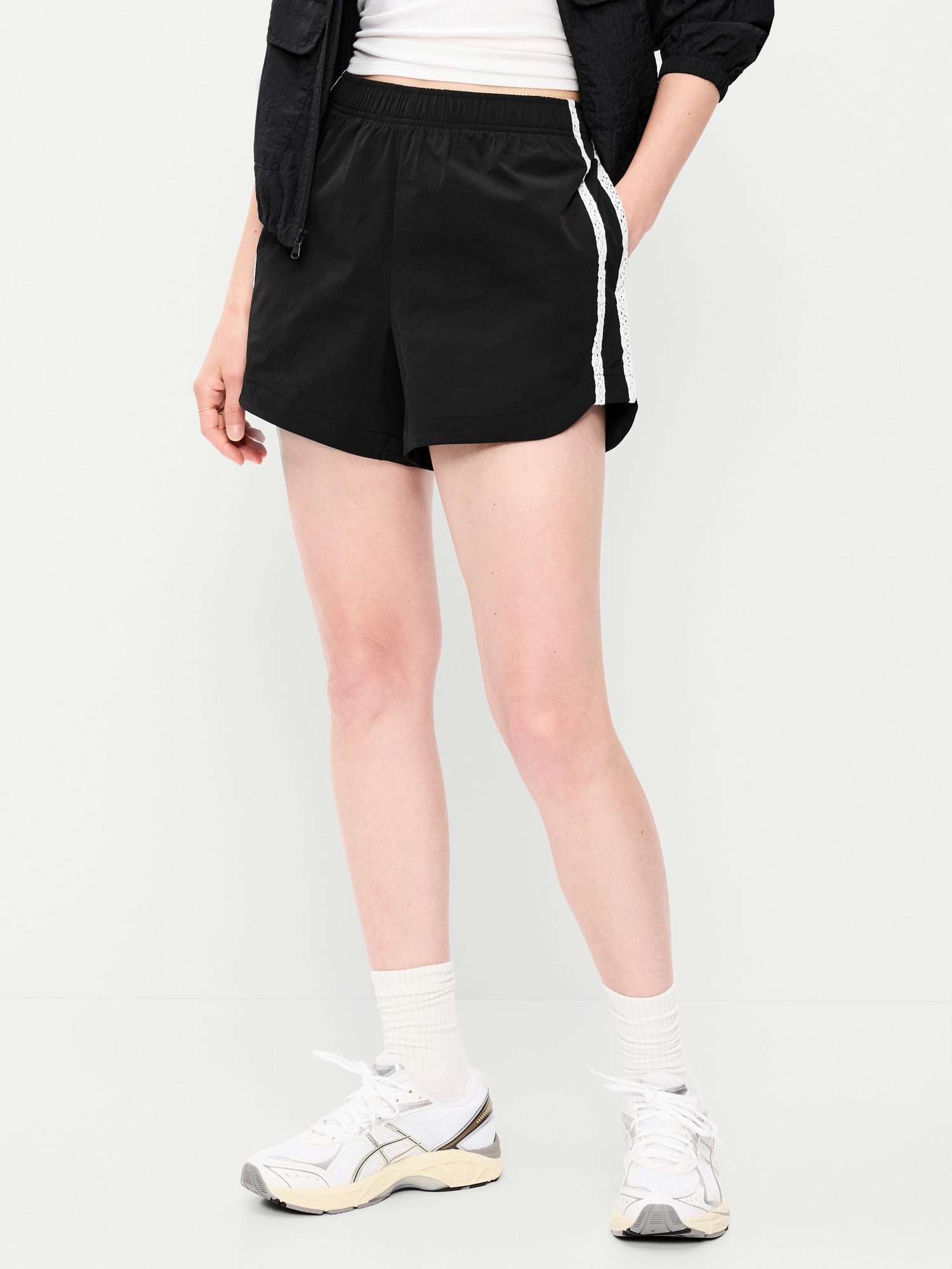 High-Waisted TrekTech Run Shorts