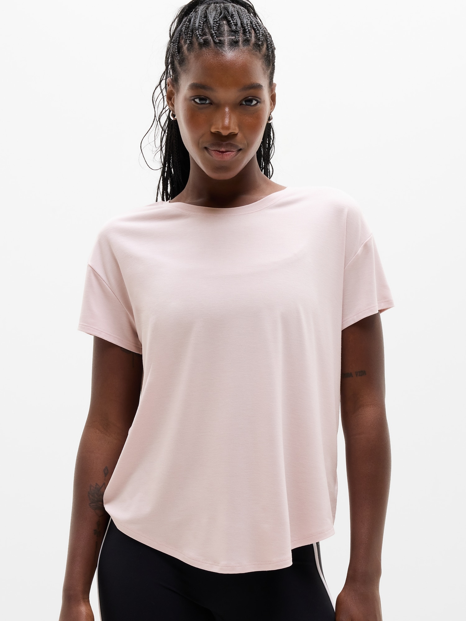 Athleta Move With Ease Tee In Halo
