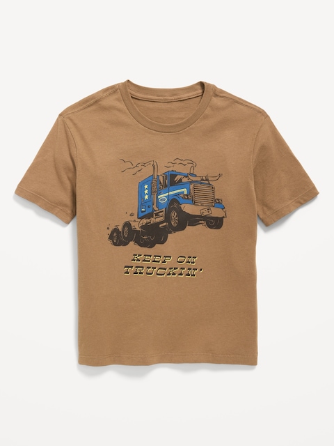 T-SHIRT À MANCHES COURTES À IMPRIMÉ POUR GARÇON