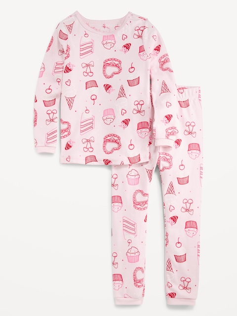 Printed Snug-Fit Pajama Set for Toddler & Baby