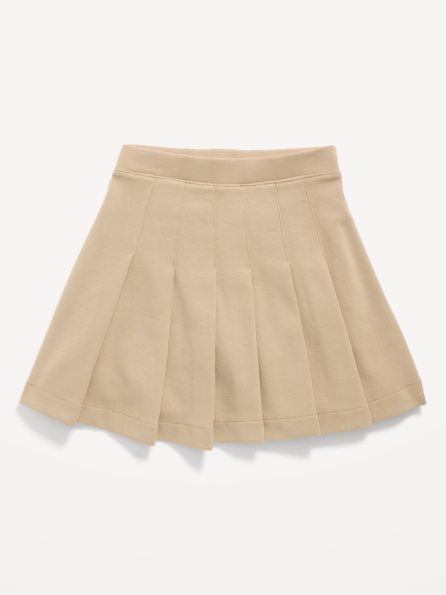 School Uniform Ponte-Knit Pleated Skort for Girls