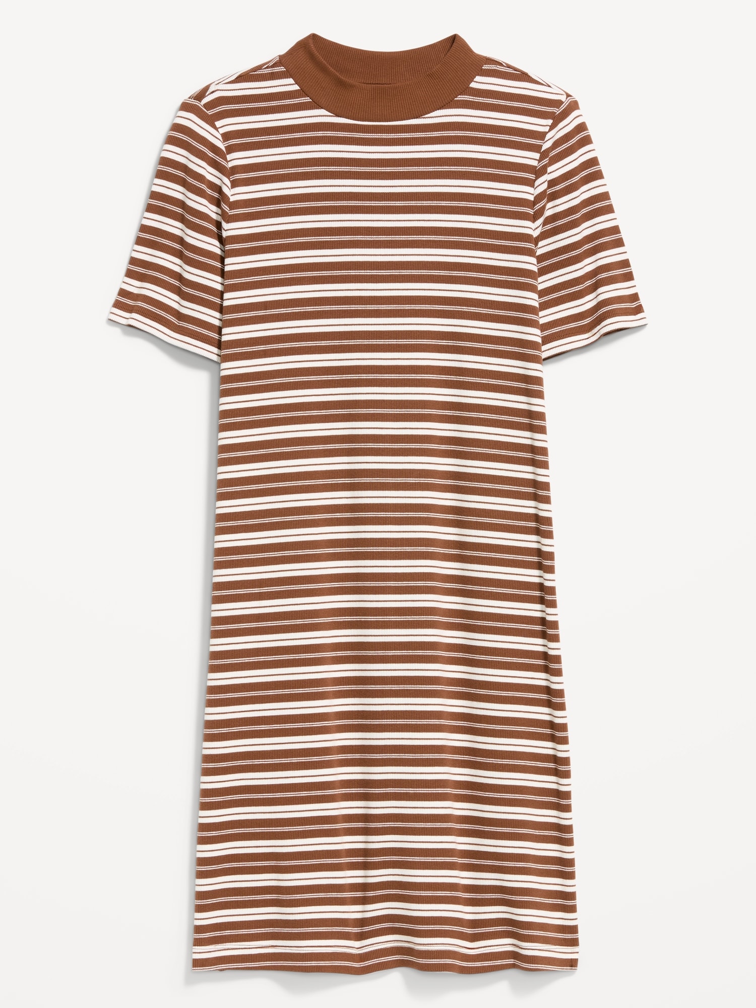 Snug Mock-Neck Bodycon Mini Dress