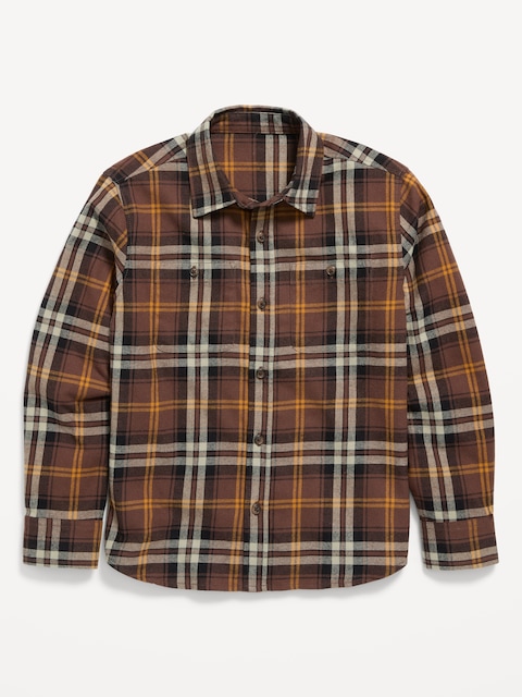 CHEMISE EN FLANELLE À MANCHES LONGUES POUR GARÇON