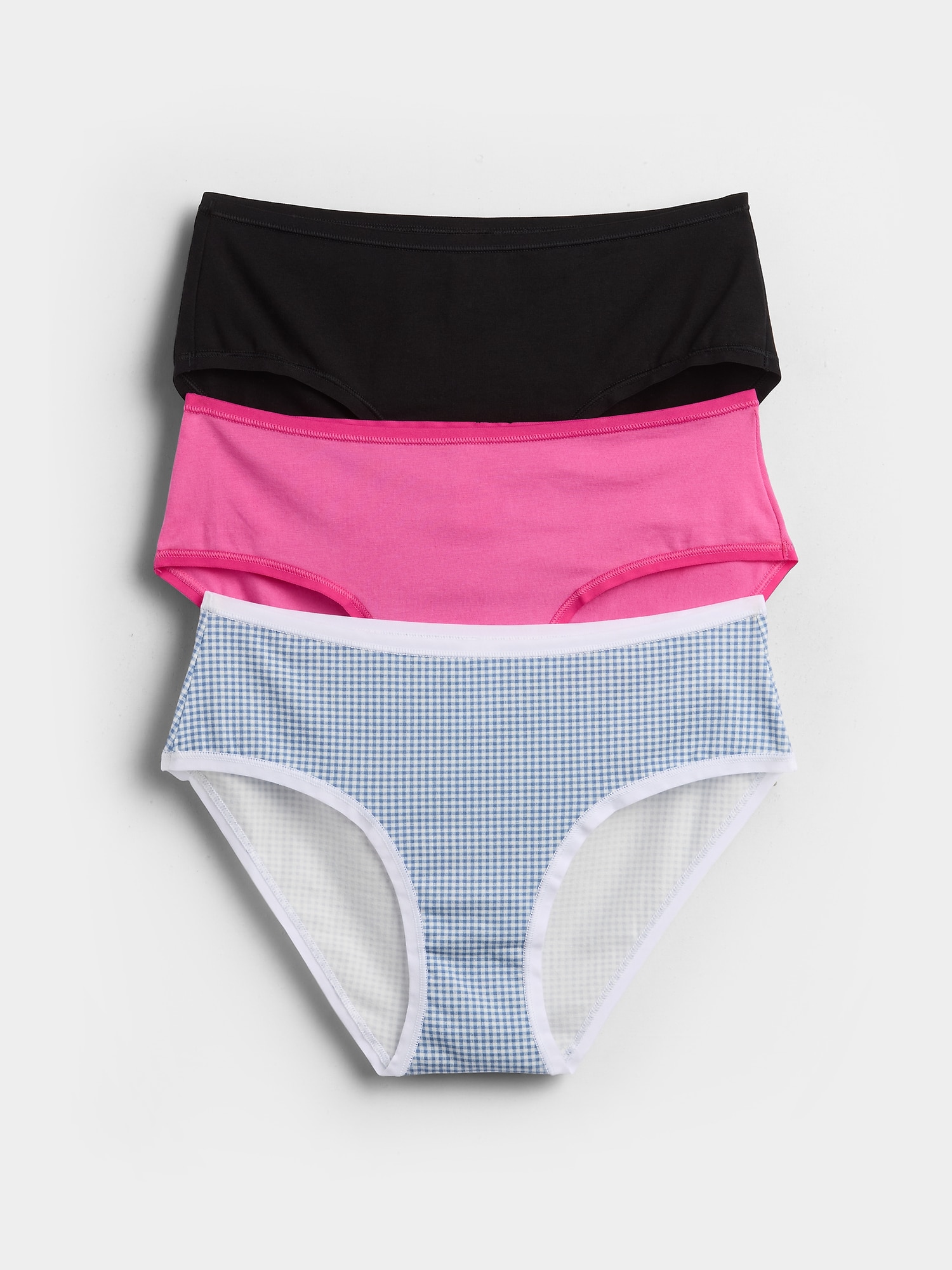 Organic Stretch Cotton Hipster (3-Pack)
