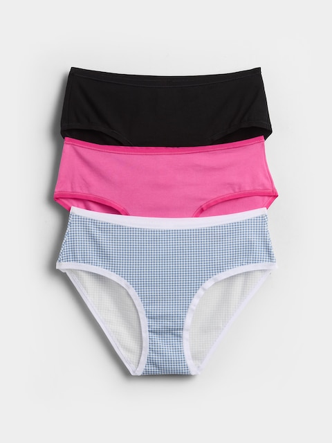 Organic Stretch Cotton Hipster (3-Pack)