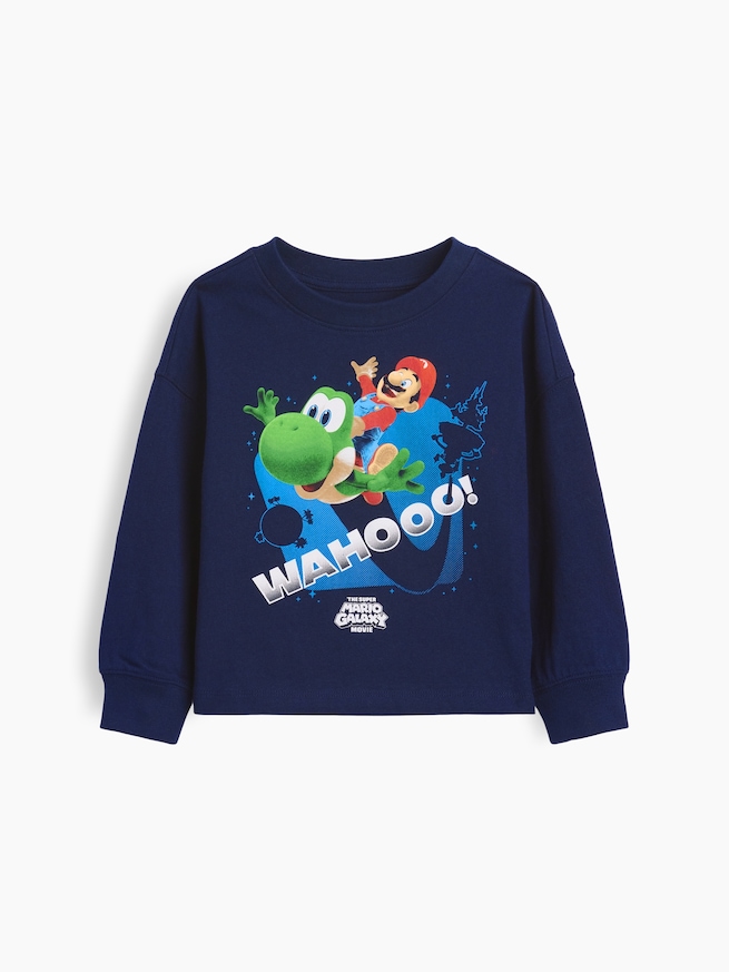 スーパーマリオ グラフィックTシャツ (幼児・ベビー)-1