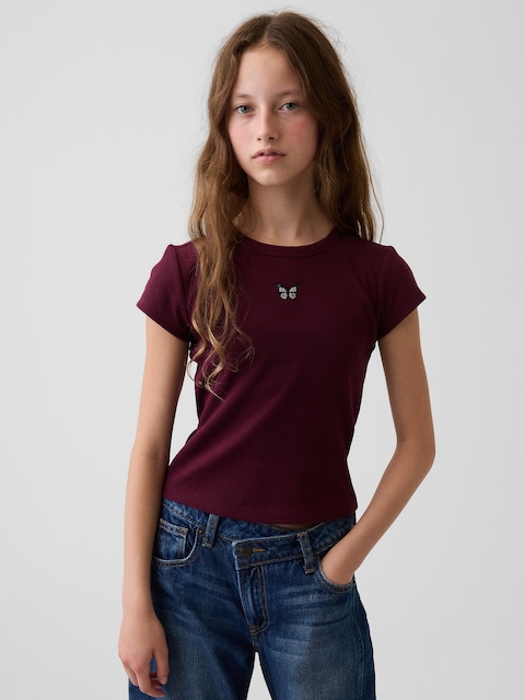 T-SHIRT CÔTELÉ POUR ENFANT